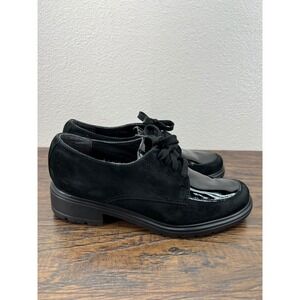 Munro American Women's Comfort Suede Patent Leather Oxfords Size 6.5M